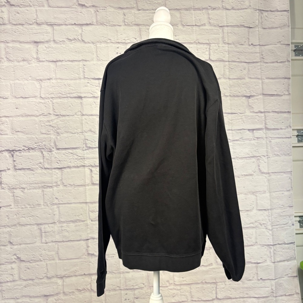 Cutter & Buck Mens XL Roam Recycled Black Quarter Zip Pullover Long Sleeve - Picture 4 of 13